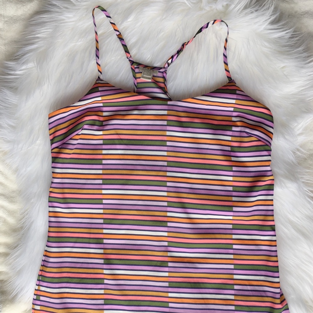 J Crew Geometric Print Racerback Tank